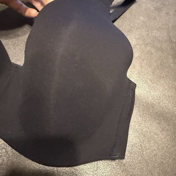 Wacoal T-Shirt Bra Women's Black Classic Comfort First Contour Wire Free Sz 34DD - Picture 5 of 8